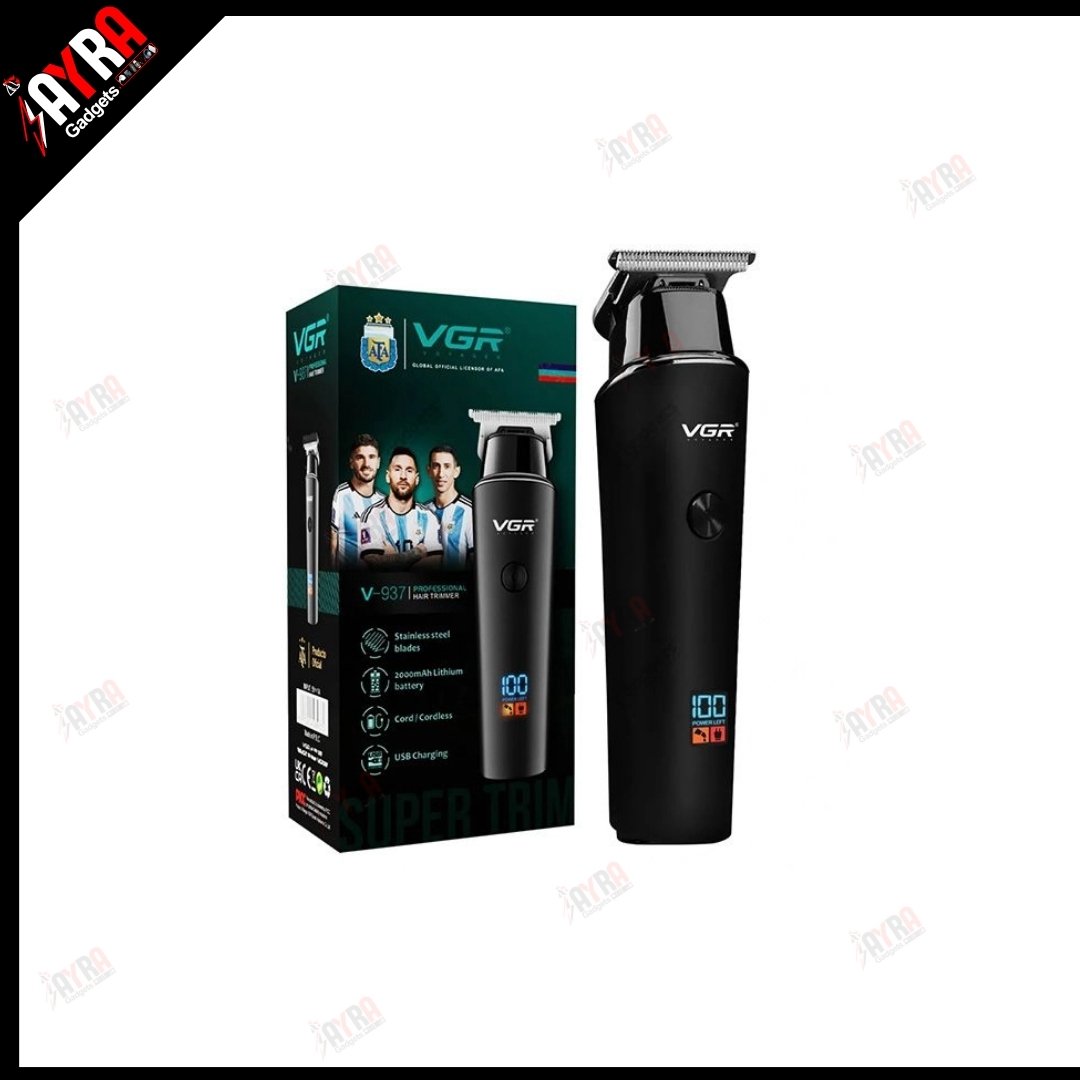 Ayra-Gadgets-VGR-V-937-Professional-Rechargeable-Hair-Trimmer-1.jpg VGR V-937 Professional Rechargeable Hair Trimmer - Image 1
